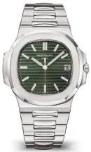 Patek Philippe Nautilus Automatic Olive-Green Dial Watch