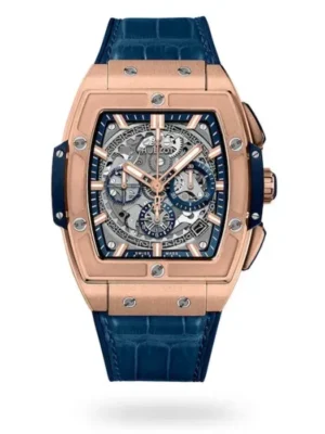Hublot Spirit Of Big Bang Men Automatic Blue Alligator Watch