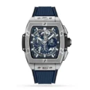 Hublot Spirit Of Big Bang Men Automatic Blue Rubber Watch 641.NX.7170.RX
