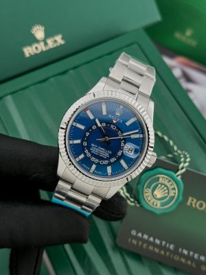 Superclone Rolex Sky-Dweller Bright blue Dial 336934