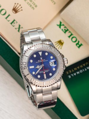 Rolex Yacht-Master 40 with a Blue Dial